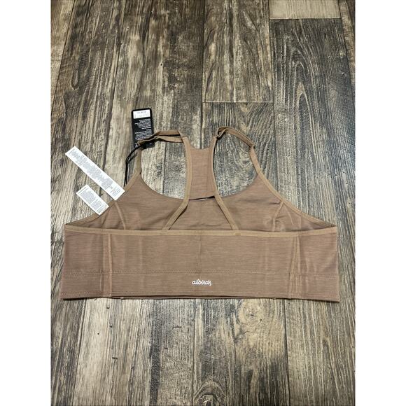 Allbirds XXL Sports Bra Natural Flow Bralette Merino Wool Blend 42-46 Brown - Picture 5 of 5